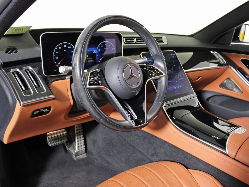 used 2022 Mercedes-Benz S-Class car, priced at $69,998