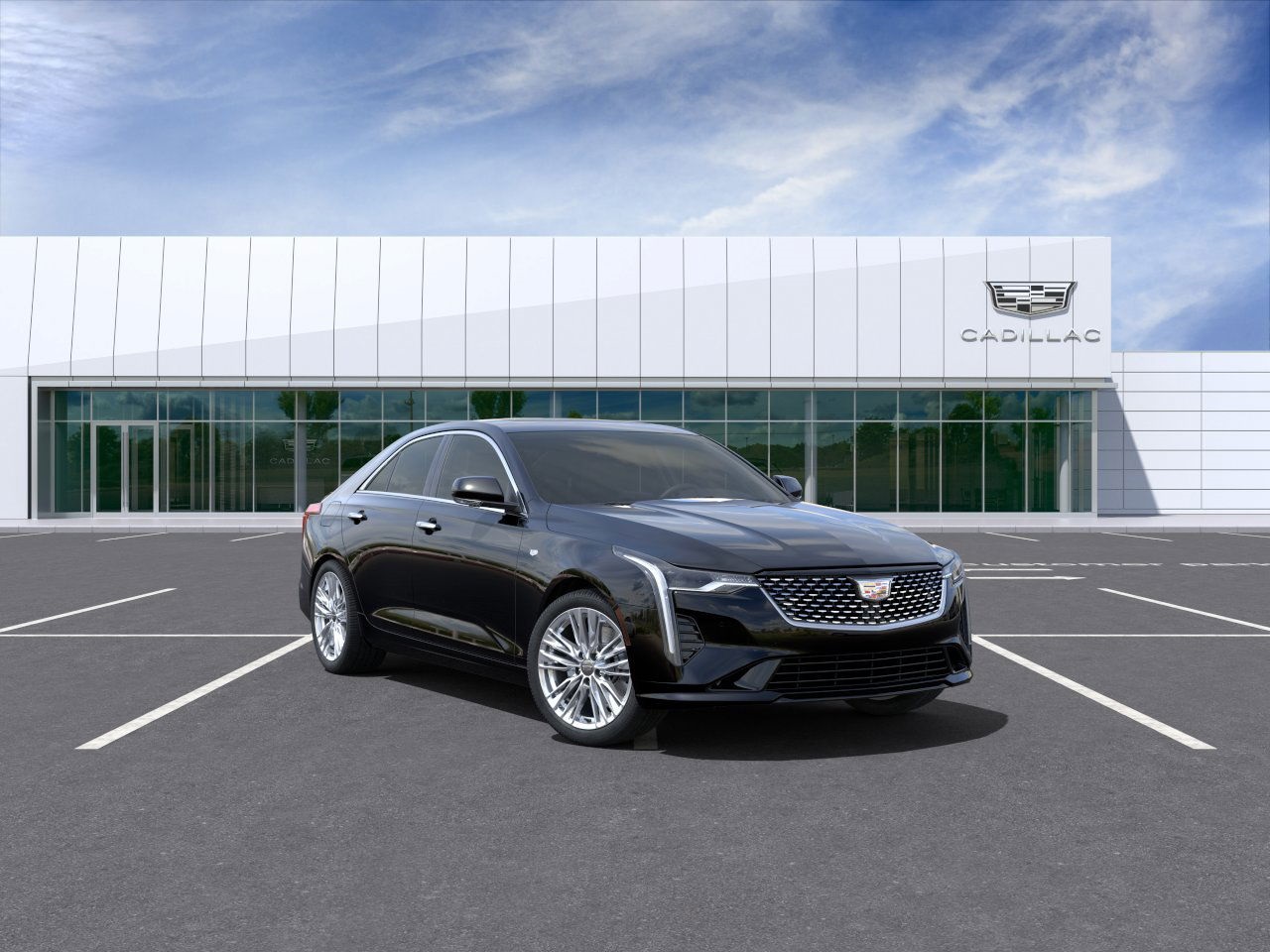 new 2025 Cadillac CT4 car, priced at $47,630