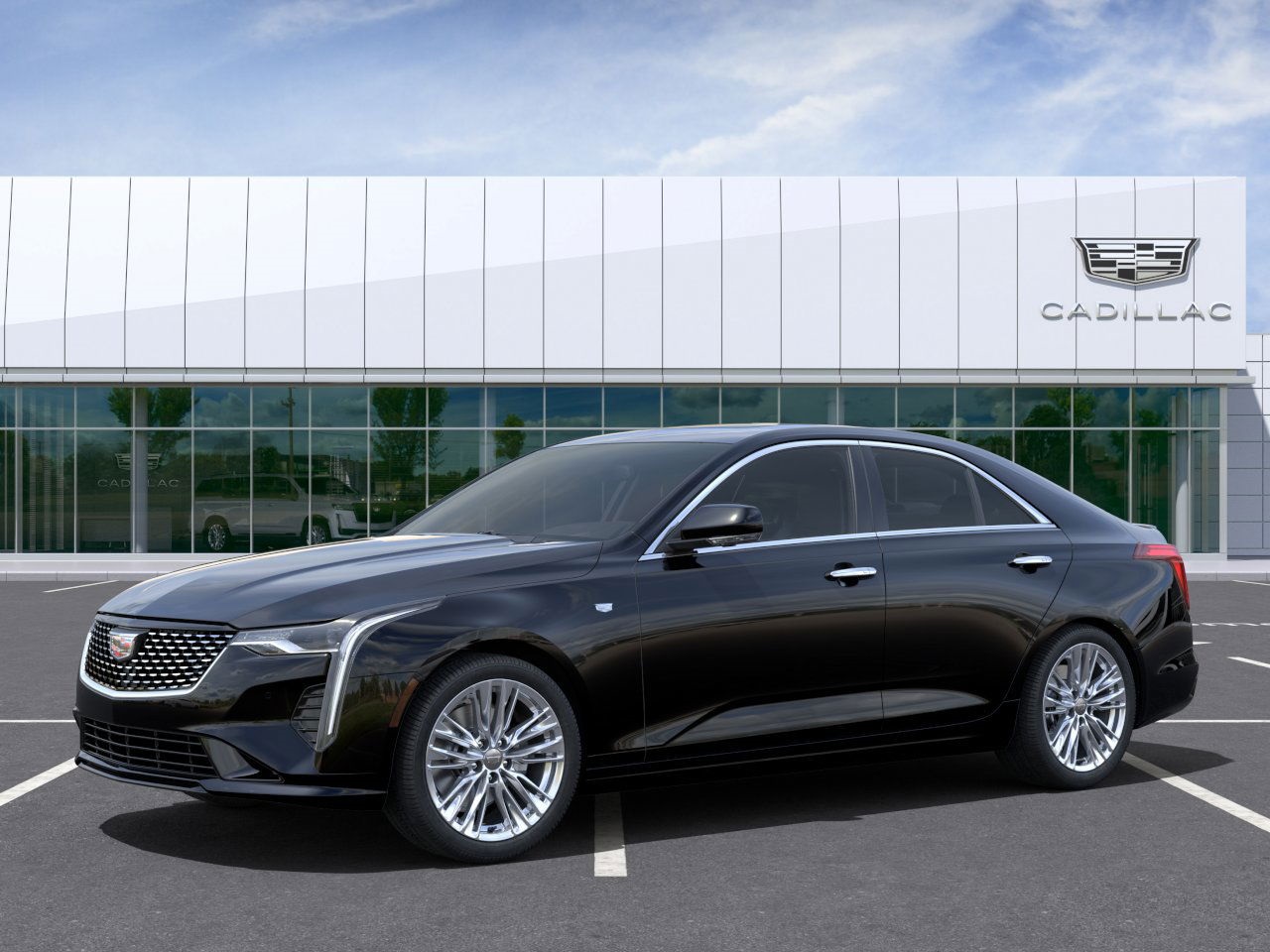 new 2025 Cadillac CT4 car, priced at $47,630