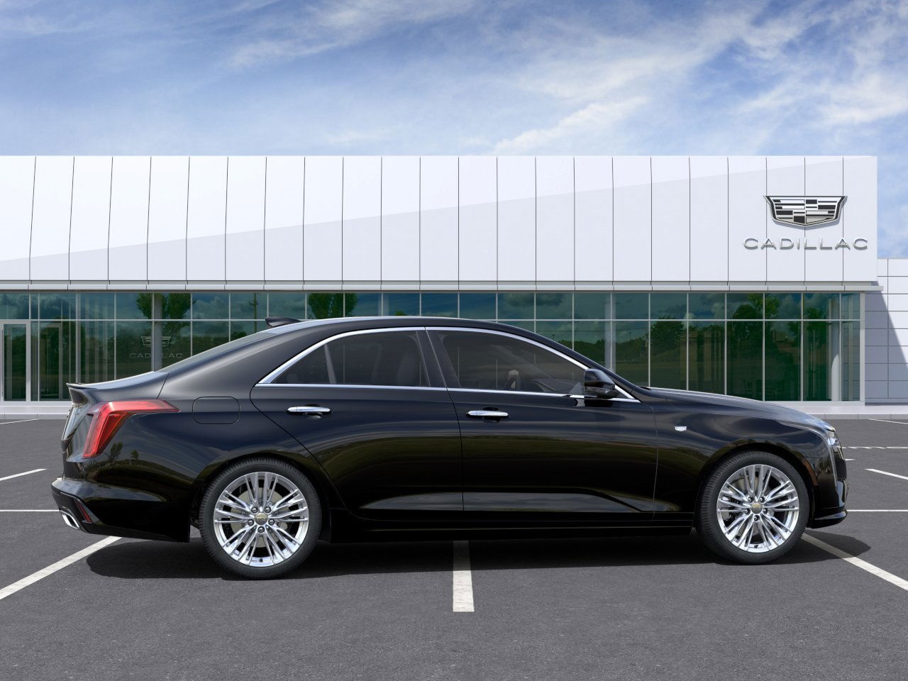 new 2025 Cadillac CT4 car, priced at $47,630