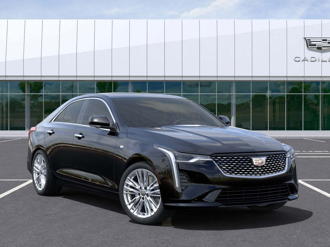 new 2025 Cadillac CT4 car, priced at $47,630