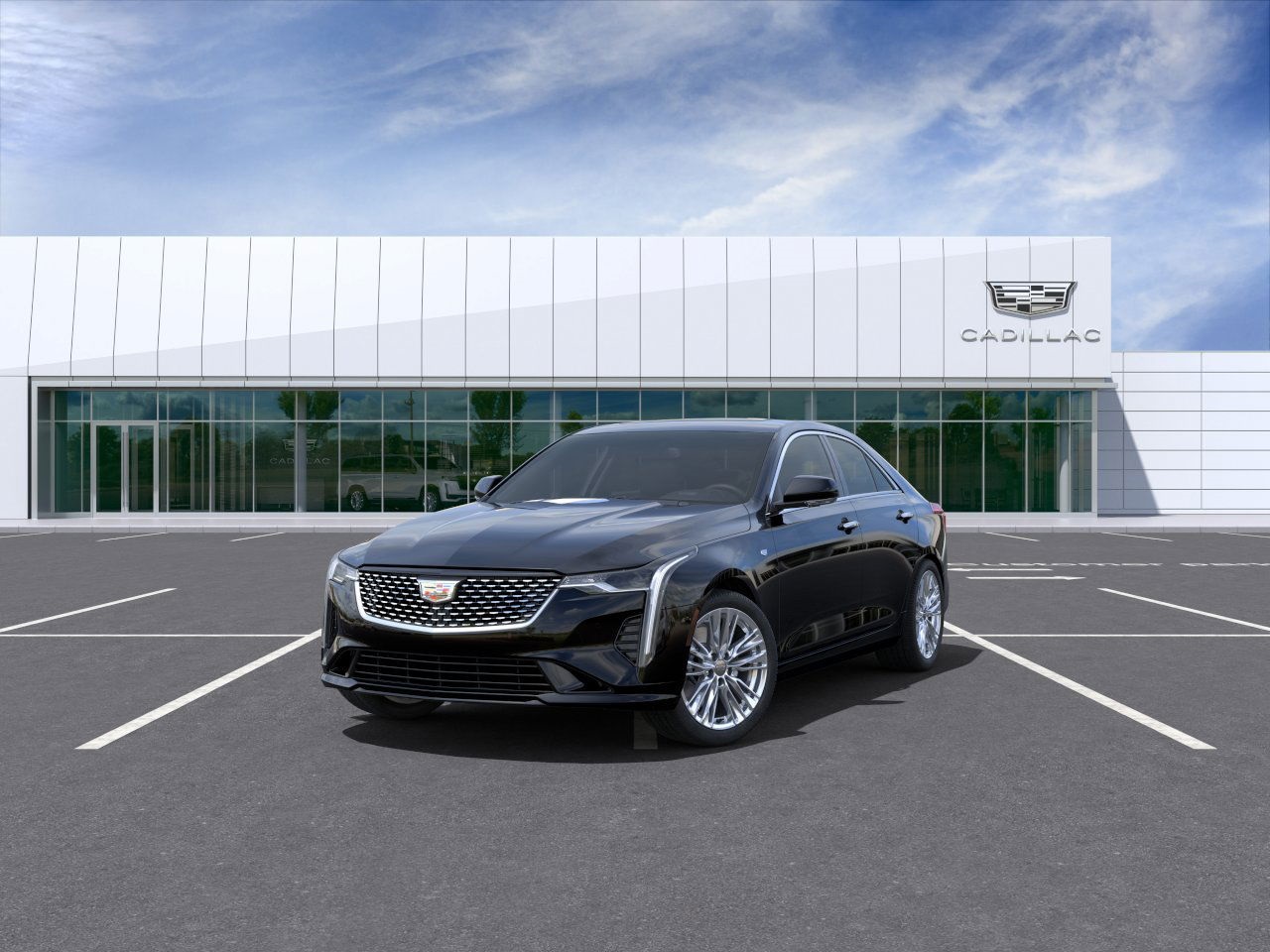 new 2025 Cadillac CT4 car, priced at $47,630
