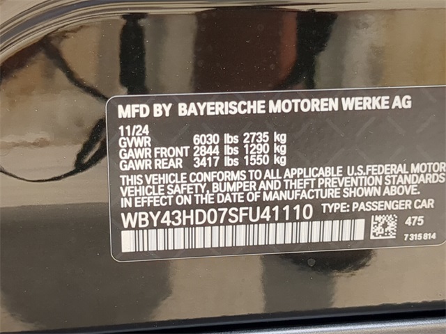 new 2025 BMW i4 car, priced at $67,395