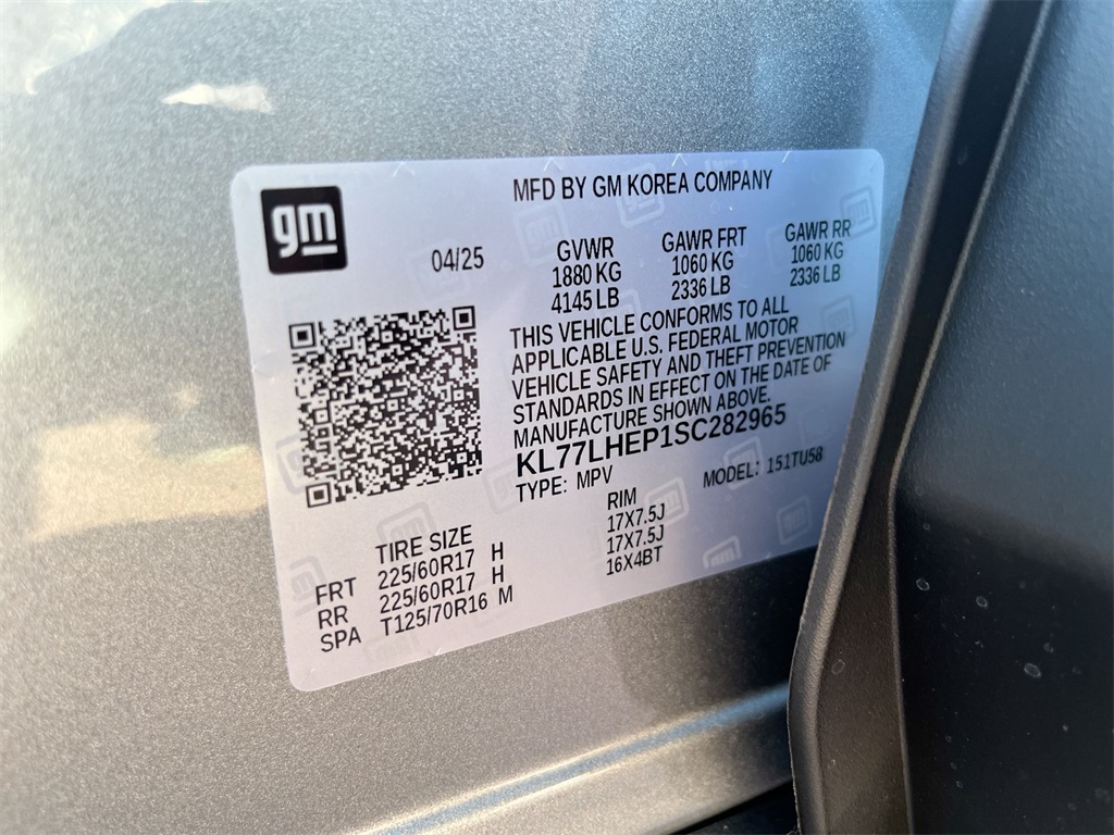 new 2025 Chevrolet Trax car, priced at $23,342
