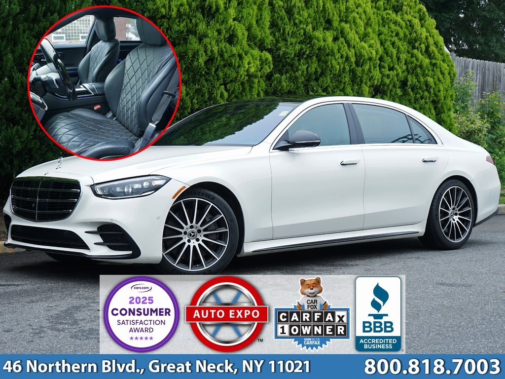 used 2021 Mercedes-Benz S-Class car, priced at $61,995