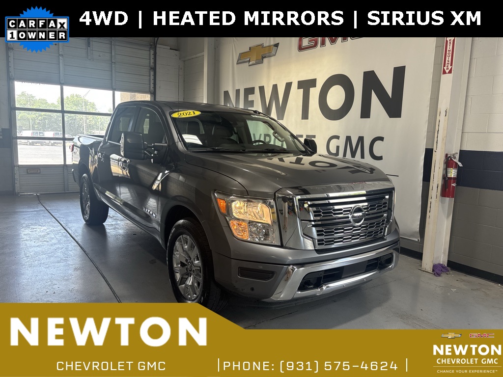 used 2021 Nissan Titan car, priced at $18,500
