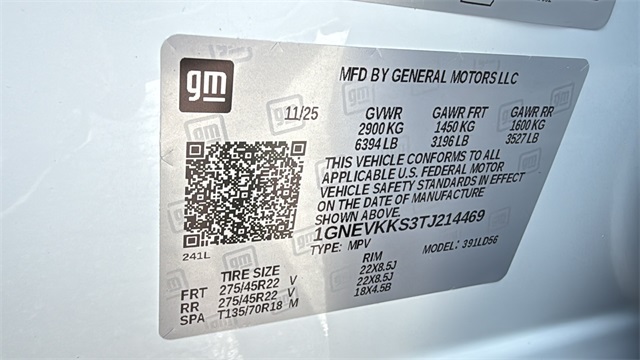 new 2026 Chevrolet Traverse car, priced at $60,415