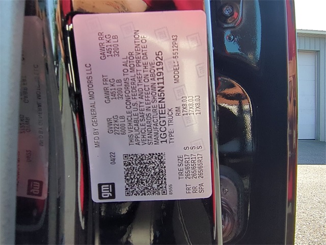 used 2022 Chevrolet Colorado car, priced at $37,911