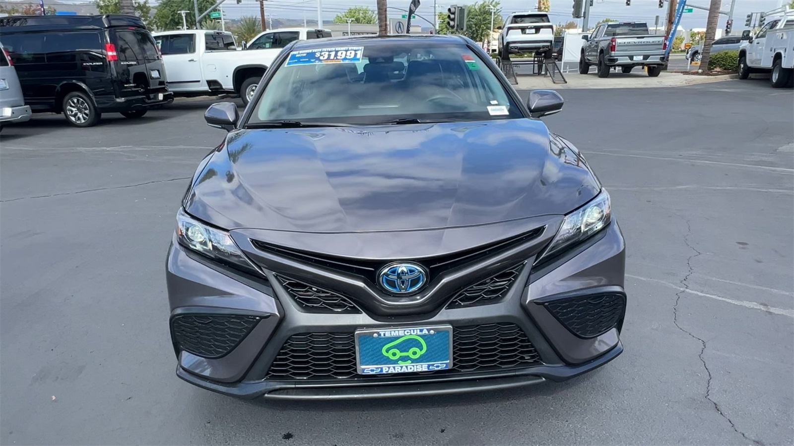 used 2022 Toyota Camry Hybrid car, priced at $29,595