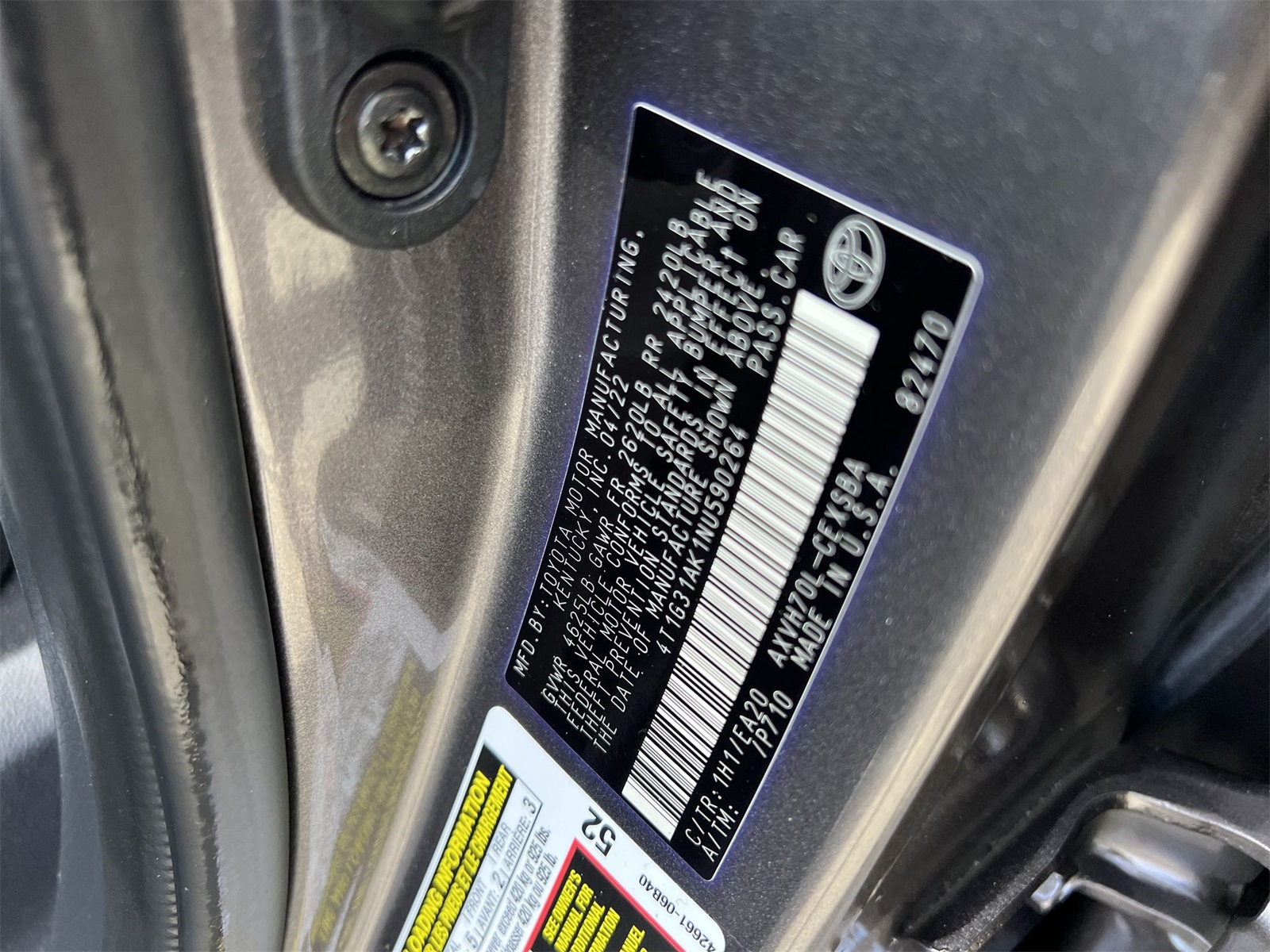 used 2022 Toyota Camry Hybrid car, priced at $29,595