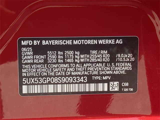 new 2025 BMW X3 car, priced at $60,985