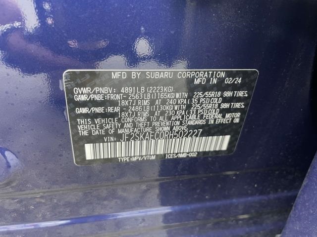 used 2024 Subaru Forester car, priced at $28,920