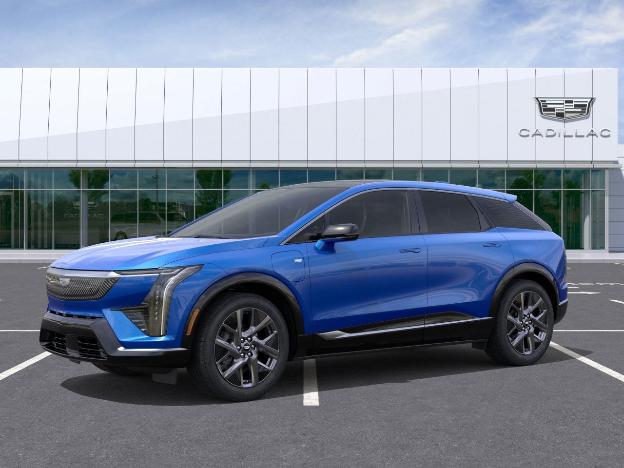 new 2025 Cadillac OPTIQ car, priced at $55,565