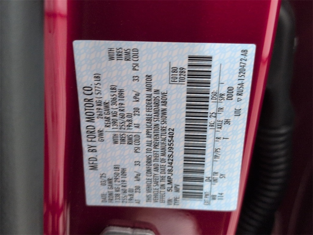 new 2025 Lincoln Nautilus car, priced at $53,026