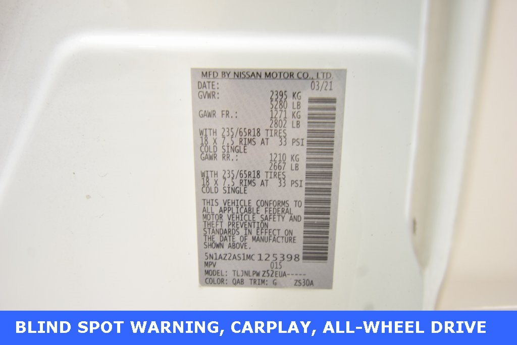 used 2021 Nissan Murano car, priced at $17,950