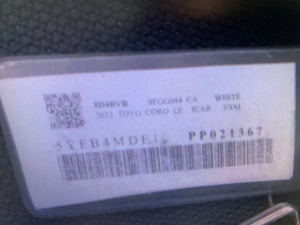 used 2023 Toyota Corolla car, priced at $20,000