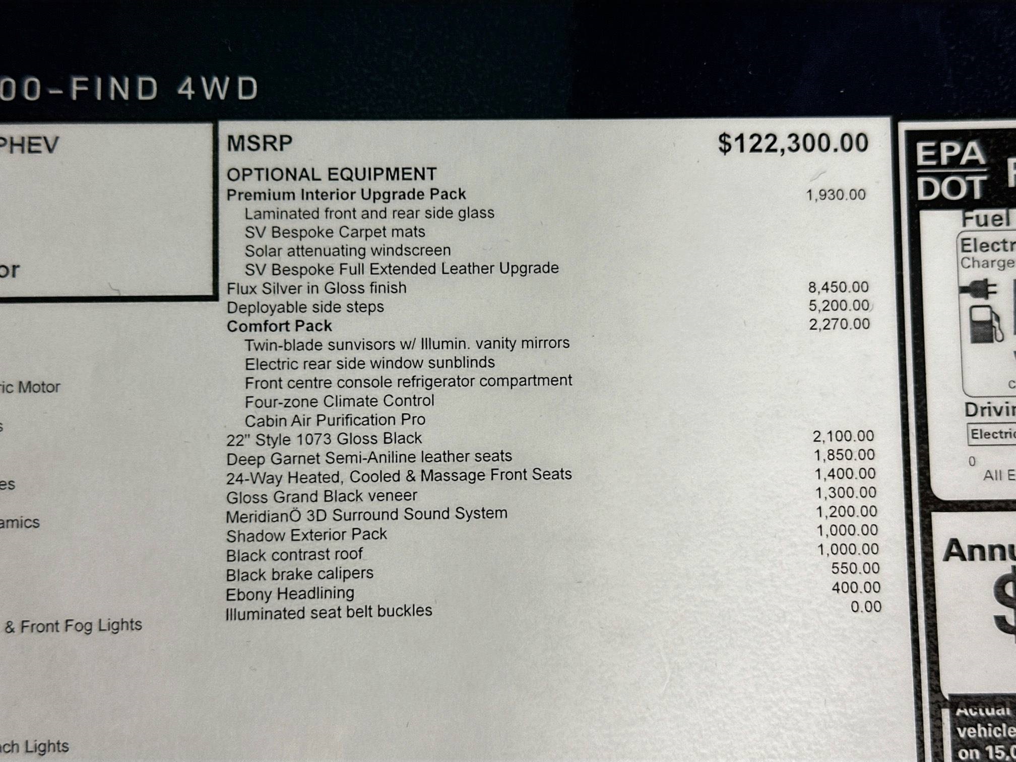 new 2025 Land Rover Range Rover Plug-In Hybrid car, priced at $153,100