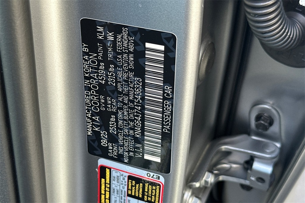 new 2026 Kia K5 car, priced at $34,280