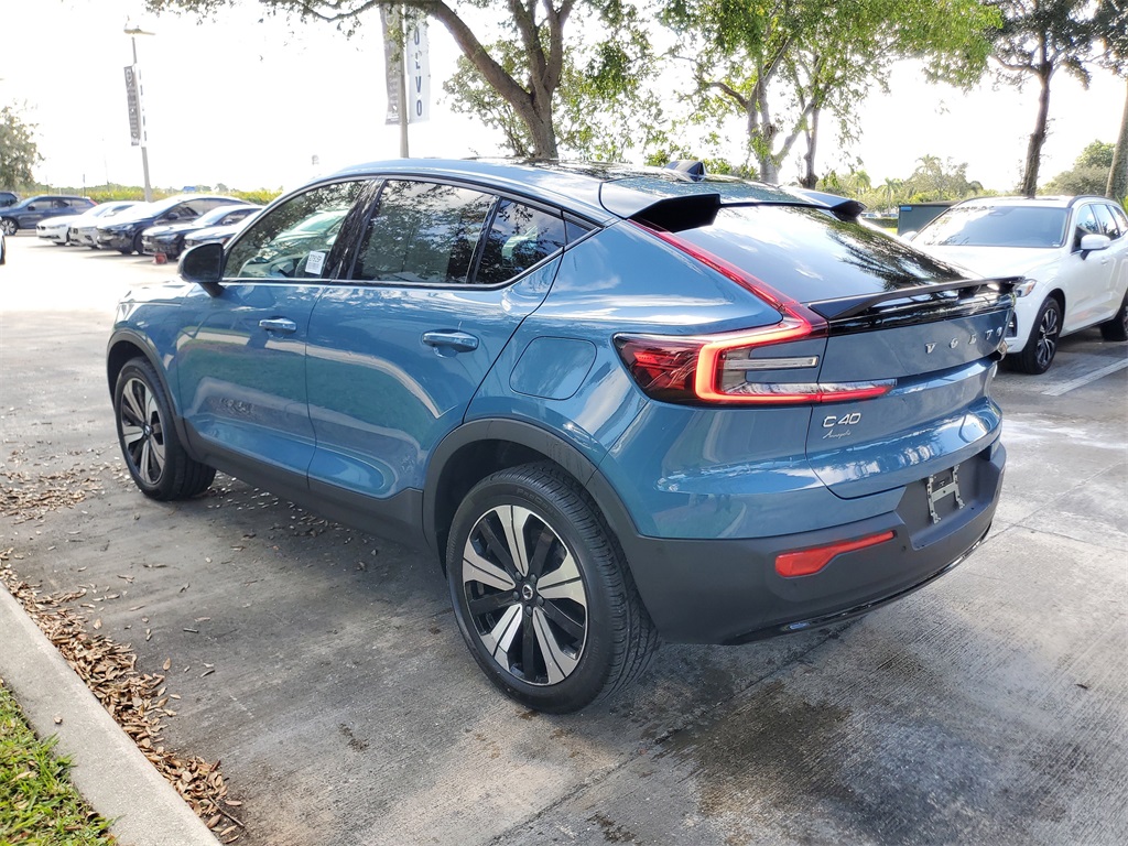 used 2023 Volvo C40 Recharge Pure Electric car, priced at $26,495