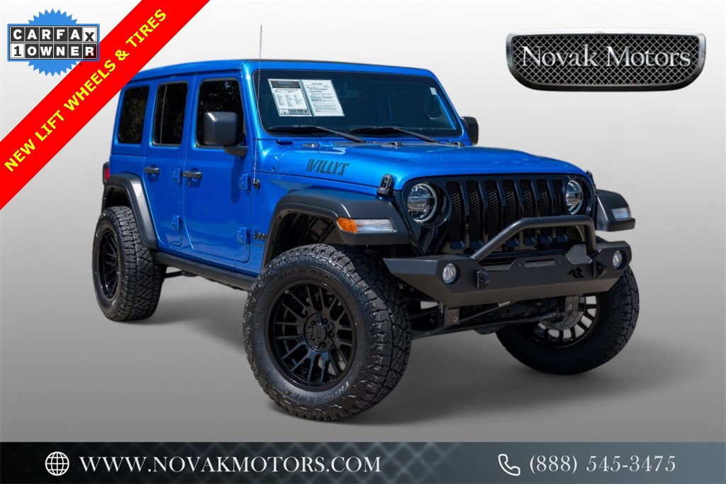 used 2021 Jeep Wrangler car, priced at $36,537