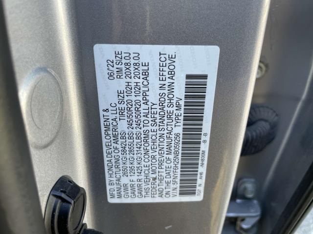 used 2022 Honda Pilot car, priced at $31,424