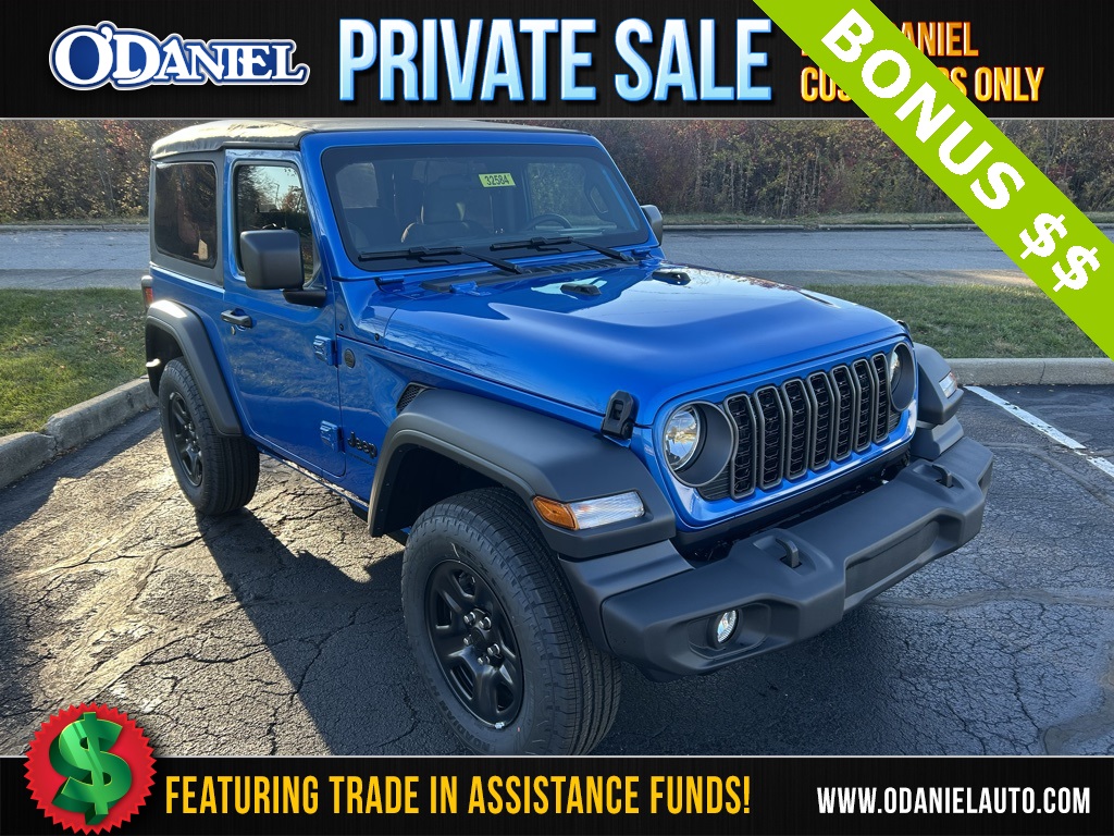 new 2026 Jeep Wrangler car, priced at $36,500