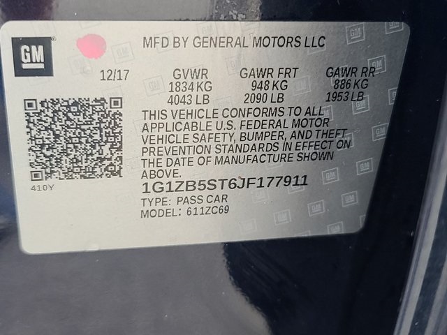 used 2018 Chevrolet Malibu car, priced at $8,994