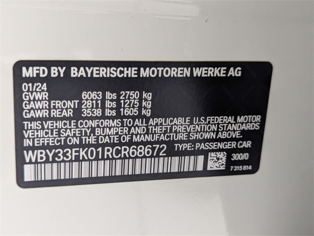 used 2024 BMW i5 car, priced at $58,981