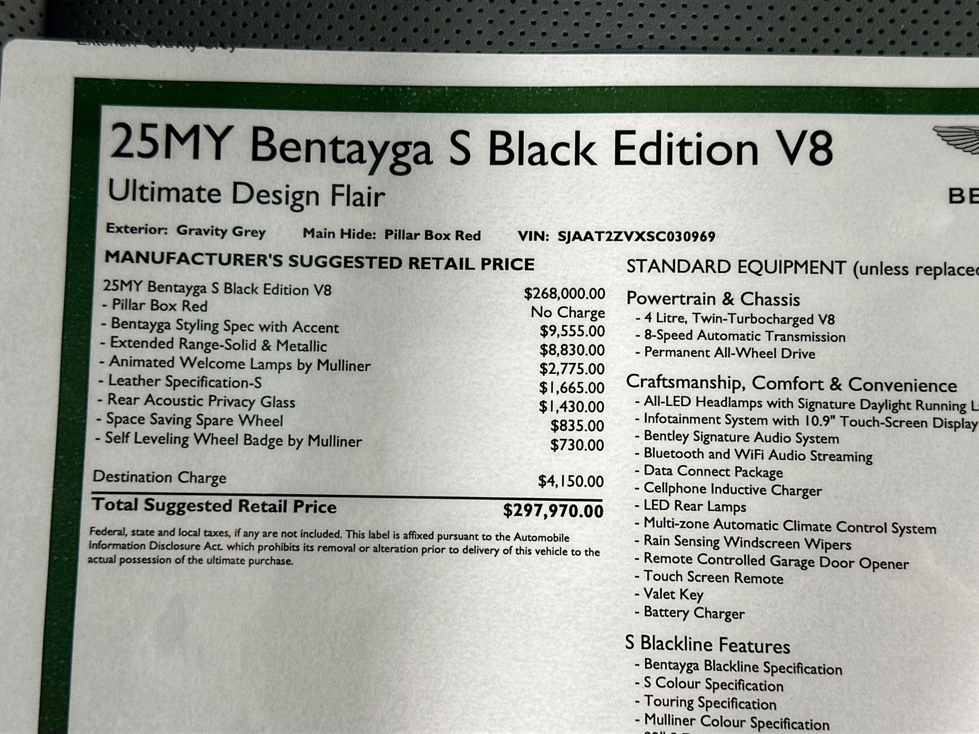 new 2025 Bentley Bentayga car