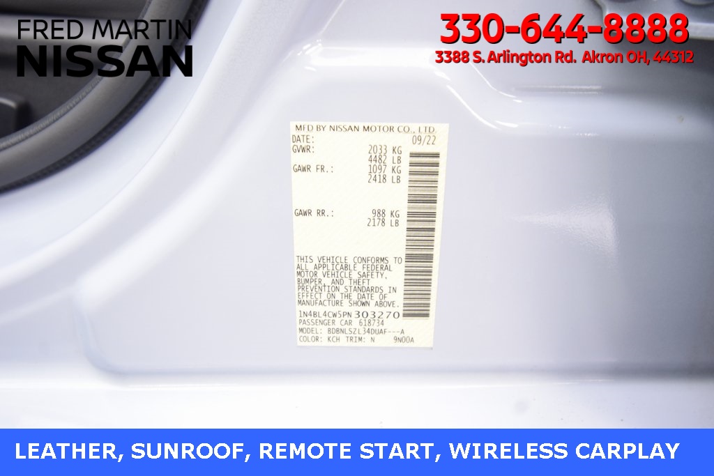 used 2023 Nissan Altima car, priced at $24,991