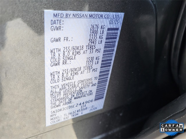 used 2025 Nissan Pathfinder car, priced at $42,845
