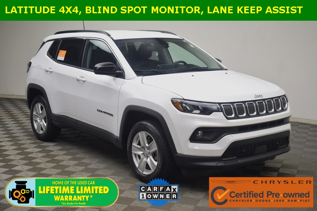 used 2022 Jeep Compass car, priced at $22,700