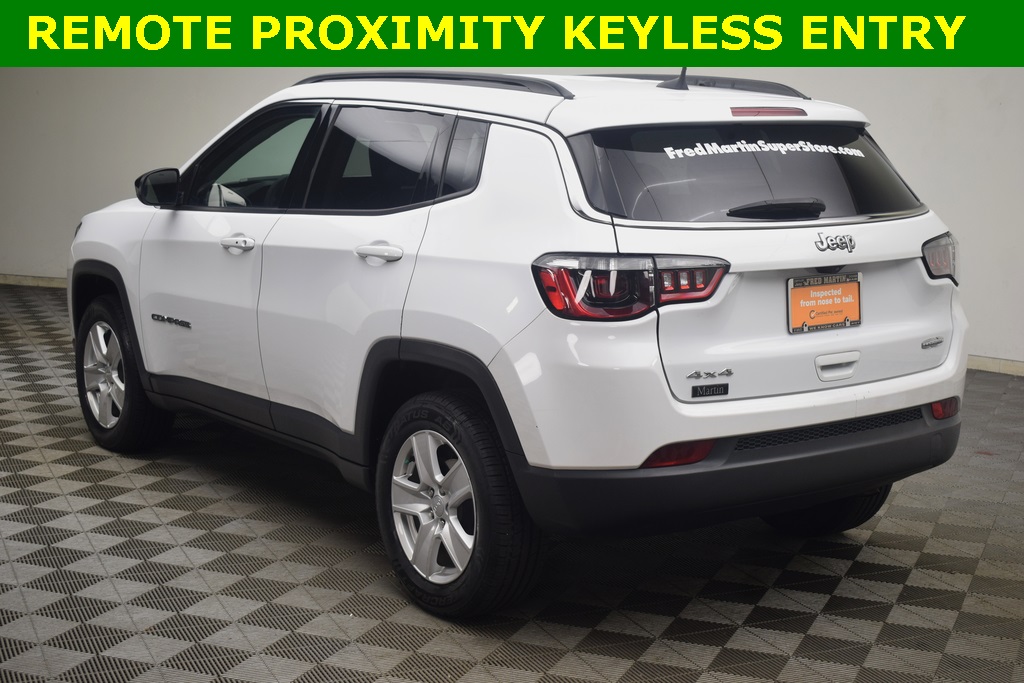 used 2022 Jeep Compass car, priced at $22,700