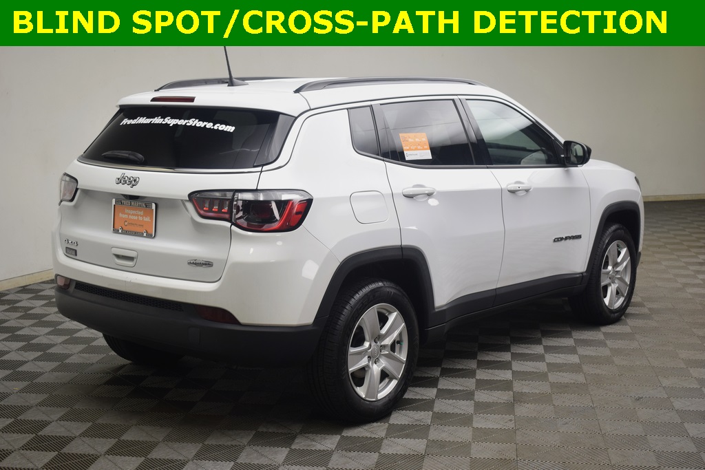 used 2022 Jeep Compass car, priced at $22,700