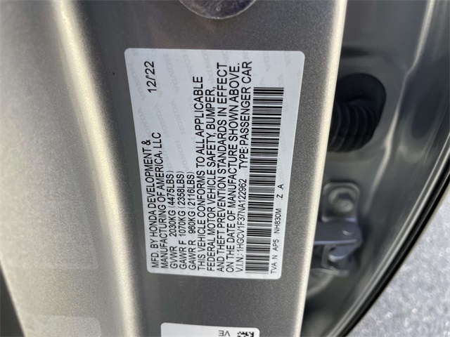 used 2022 Honda Accord car, priced at $23,289