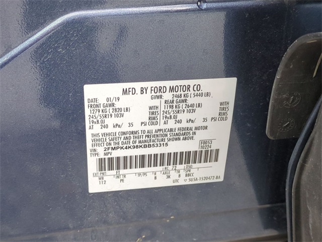 used 2019 Ford Edge car, priced at $17,511