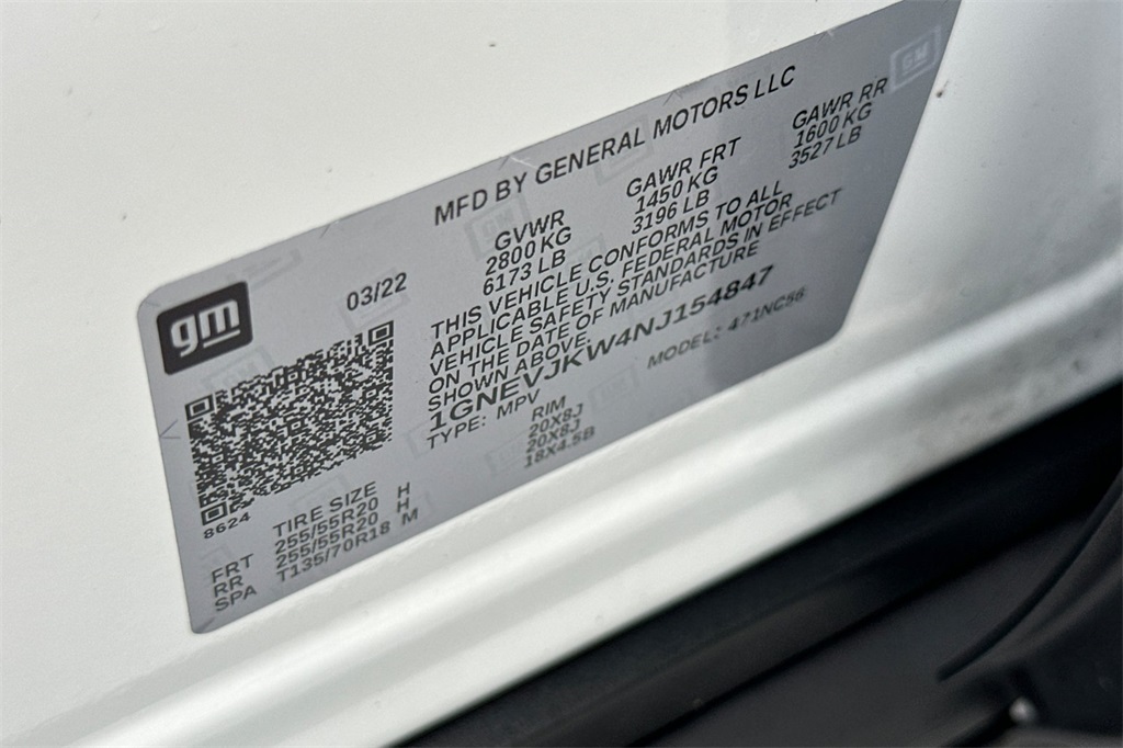 used 2022 Chevrolet Traverse car, priced at $34,947