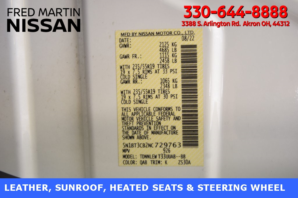 used 2022 Nissan Rogue car, priced at $23,565