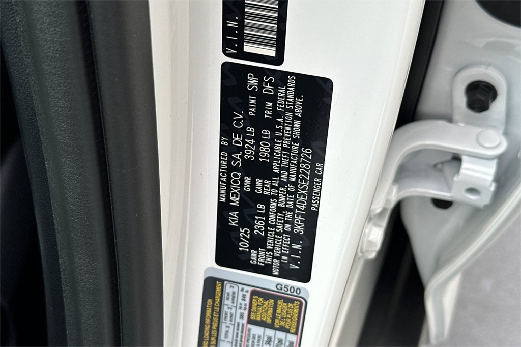 new 2025 Kia K4 car, priced at $24,580