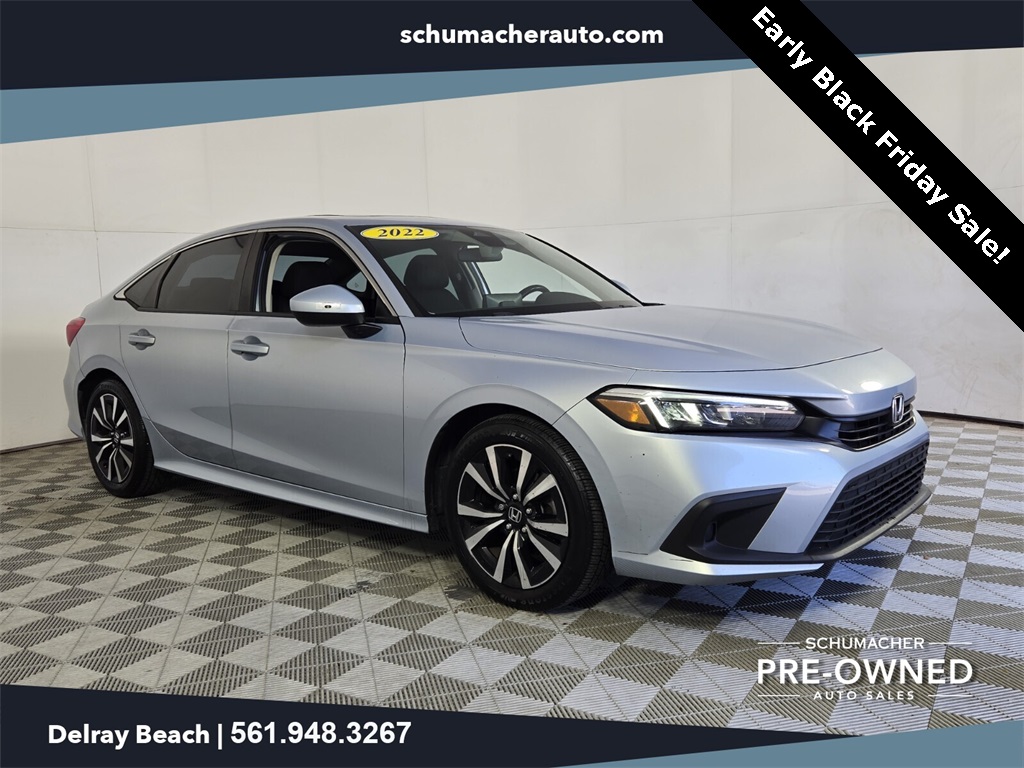 used 2022 Honda Civic car, priced at $15,400