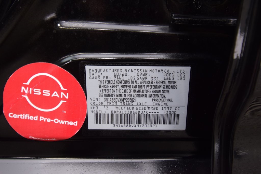 used 2021 Nissan Sentra car, priced at $19,776