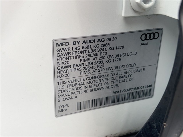 used 2021 Audi Q7 car, priced at $33,911