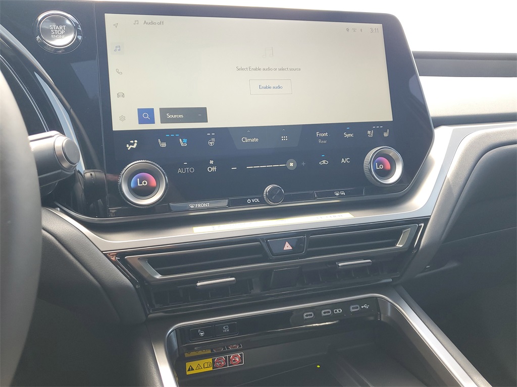 new 2025 Lexus TX car, priced at $66,465
