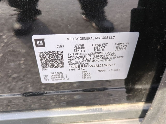 used 2021 Chevrolet Traverse car, priced at $21,911