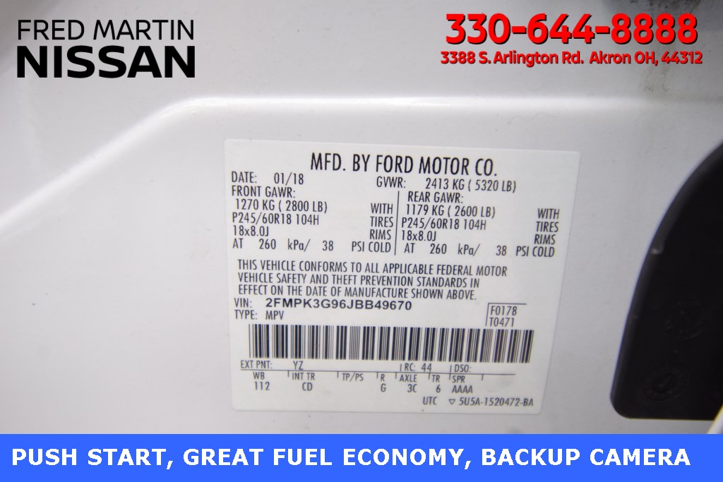 used 2018 Ford Edge car, priced at $13,198