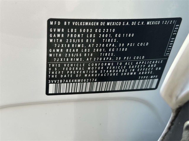 used 2022 Volkswagen Tiguan car, priced at $25,910