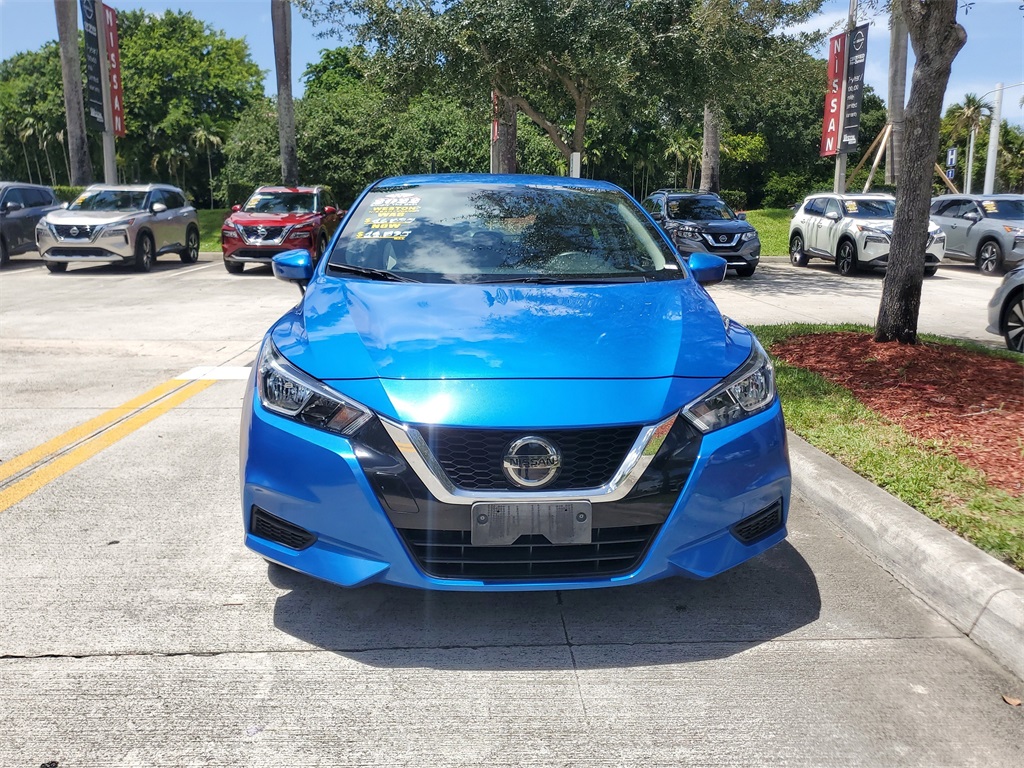 used 2022 Nissan Versa car, priced at $14,894