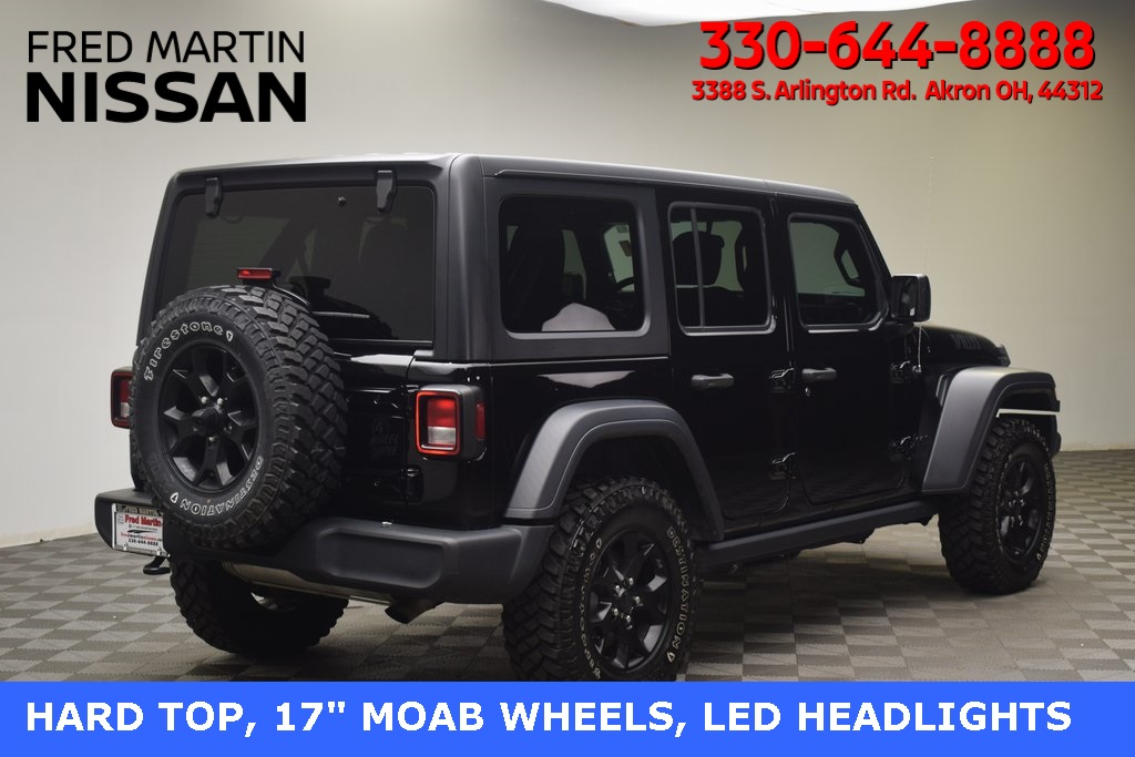 used 2020 Jeep Wrangler car, priced at $27,440