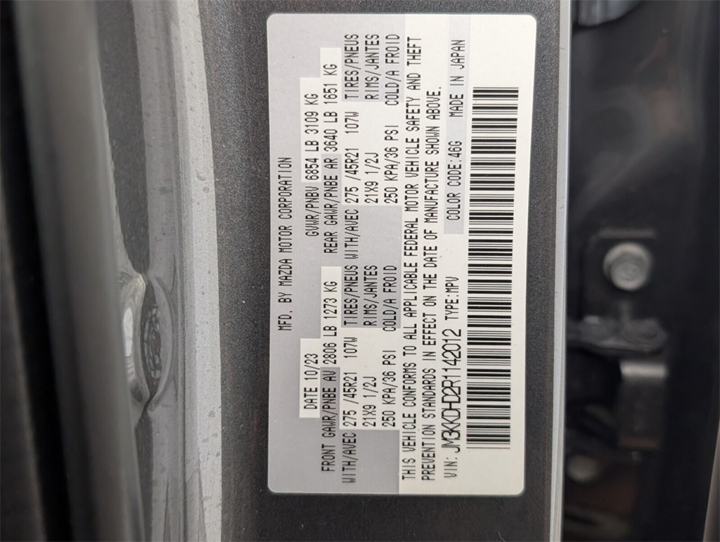 used 2024 Mazda CX-90 car, priced at $34,000
