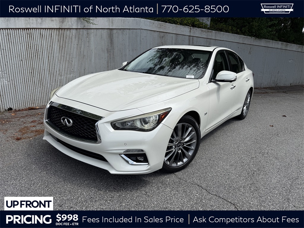 used 2018 INFINITI Q50 car, priced at $18,599